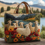 Bolsa Artesanal - Ovejas Junto al Lago