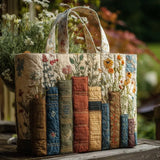 Bolsa Artesanal - Libros y Flores