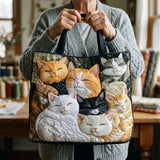 Bolsa Artesanal - Gatitos Durmientes