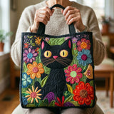 Bolsa Artesanal - Gato Negro Mágico